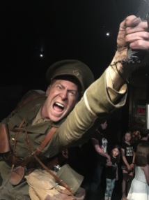 Te Papa had an exhibit on WW1 and ANZAC forces. These massive figures were made by Weta Workshop
